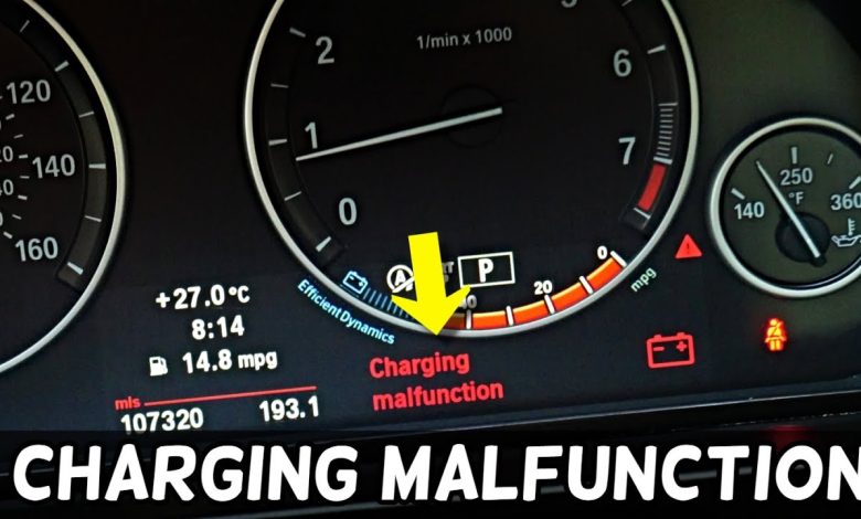 bmw charging malfunction