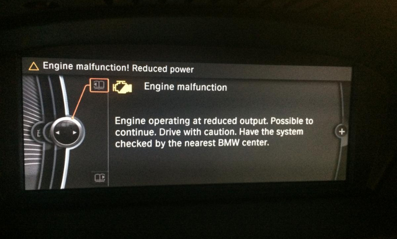 BMW Engine Malfunction Reduced Power