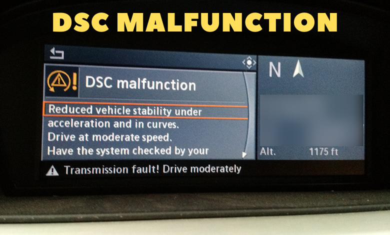 DSC Malfunction BMW